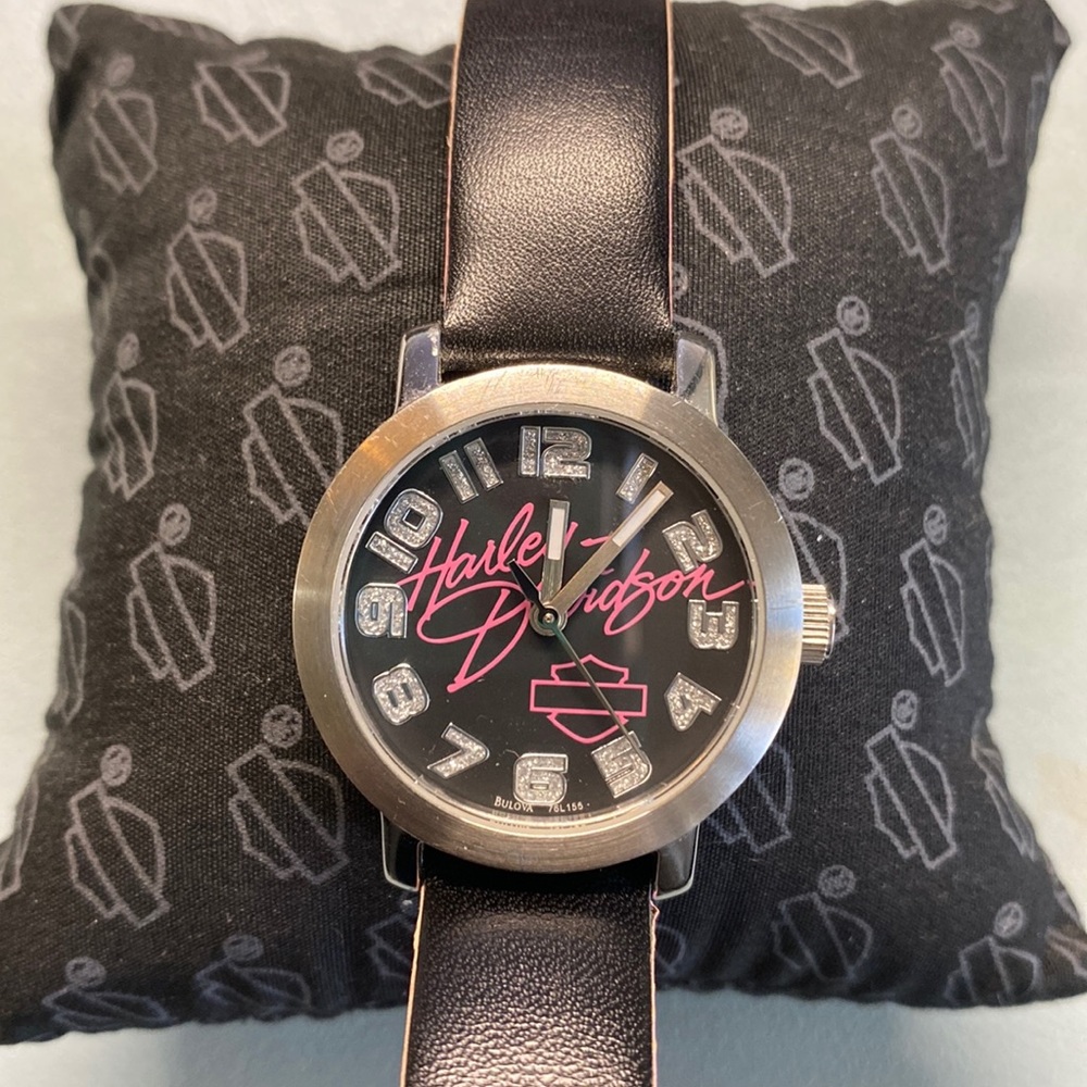 Ladies Bulova Harley Davidson edition watch
